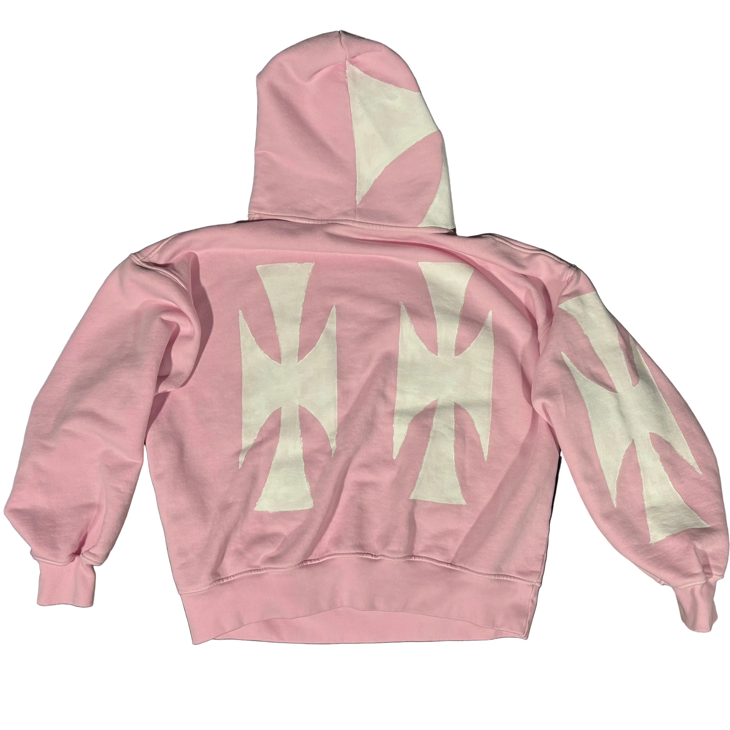 pink hoodie